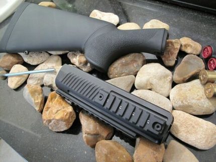 Fits Remington 870 Hogue Shotgun Stock + Milled Tactical Picatinny Forend