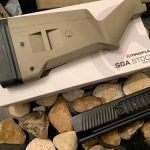 Magpul SGA Stock Remington 870 FDE + Milled Aluminum Picatinny Forend Flat