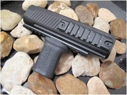 Milled Aluminum Remington 870 Picatinny Heavyweight Forend + BCM Bravo Company Stubby Mod-3 Vertical Grip