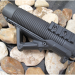 Mossberg 500 PicatinnyForend (Milled aluminum side-rails) + Magpul AFG 1 Angled Foregrip and Rail