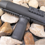 Mossberg 500 PicatinnyForend (Milled aluminum side-rails) + RVG Foregrip and Rail