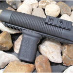 Mossberg 500 PicatinnyForend (Milled aluminum side-rails) + BCM Bravo Company Stubby Mod-3 Vertical Grip