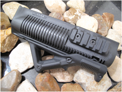 Fab Defense Remington 870 Tactical Rail Forend + Magpul AFG 1 Angled Foregrip and Rail