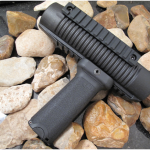 Mossberg 500a Forend 6 1/2" Tube (Milled aluminum side-rails)+ BCM Bravo Company Long Vertical Grip