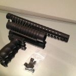 Pardner Pump Forend Vertical Grip Heat Shield Picatinny Rail Shotgun COMBO!