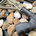 FDE Magpul Mossberg 500 590 Pistol Grip Magpul Stock Black 6 Position Forend