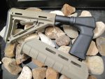 FDE Magpul Remington 870 Pistol Grip Magpul Stock Black 6 Position Forend - Image 2