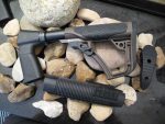 Daniel Defense BRONZE Mossberg 500 590 Stock + FOREND 6 Position Pistol Grip Stock Collapsable