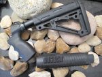 HOGUE Mossberg 500 590 Stock + FOREND 6 Position Pistol Grip Stock Collapsable