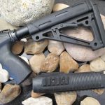 HOGUE Mossberg 500 590 Stock + FOREND 6 Position Pistol Grip Stock Collapsable