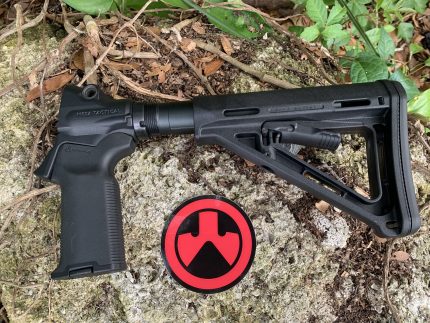 MOSSBERG 590 UPRIGHT K2+Grip Magpul + Mesa Stock Shotgun Pistol 6 Position