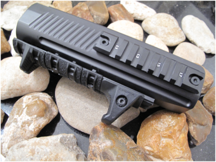 Milled Aluminum Remington 870 Picatinny Heavyweight Forend + MAGPUL XTM HAND STOP