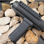 Mossberg 500a Forend 6 1/2" Tube (Milled aluminum side-rails)+ BCM Bravo Company Long Vertical Grip