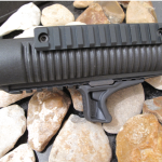 Mossberg 500a Forend 6 1/2" Tube (Milled aluminum side-rails) + BCM Bravo Company Kinesthetic Angled Grip