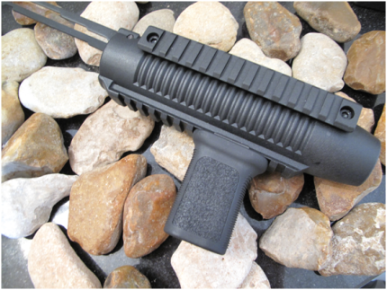 Maverick 88 Forend With Action-Bars + BCM Bravo Company Stubby Mod-3 Vertical Grip
